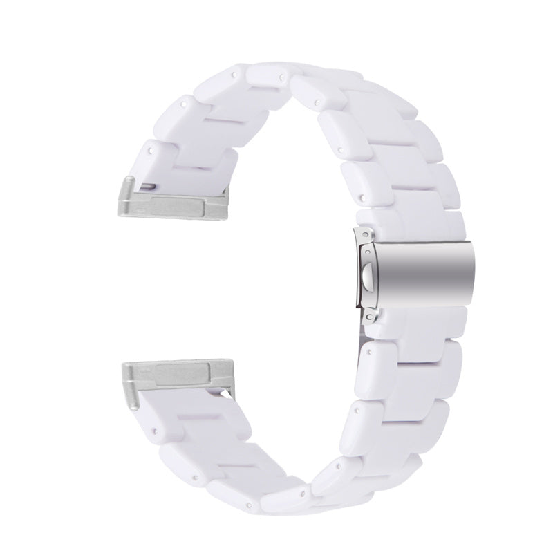 Resin Band for Fitbit Versa 4 Sense 2 20mm Lightweight Watch Strap Bracelet with Stainless Steel Buckle Resin Band for Fitbit Versa 4 Sense 2 20mm Lightweight Watch Strap Bracelet with Stainless Steel Buckle